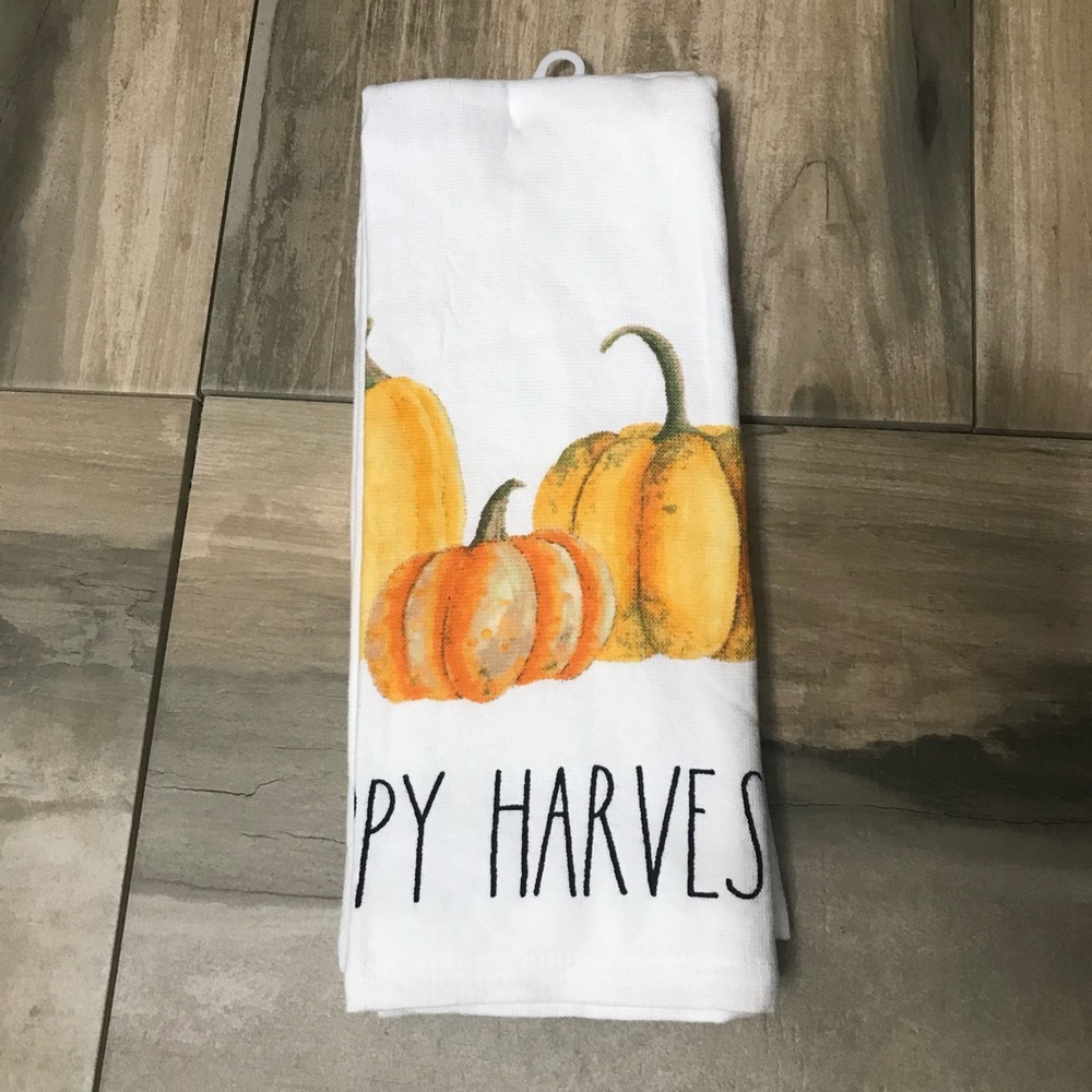 Rae Dunn HAPPY HARVEST Dish Towel
